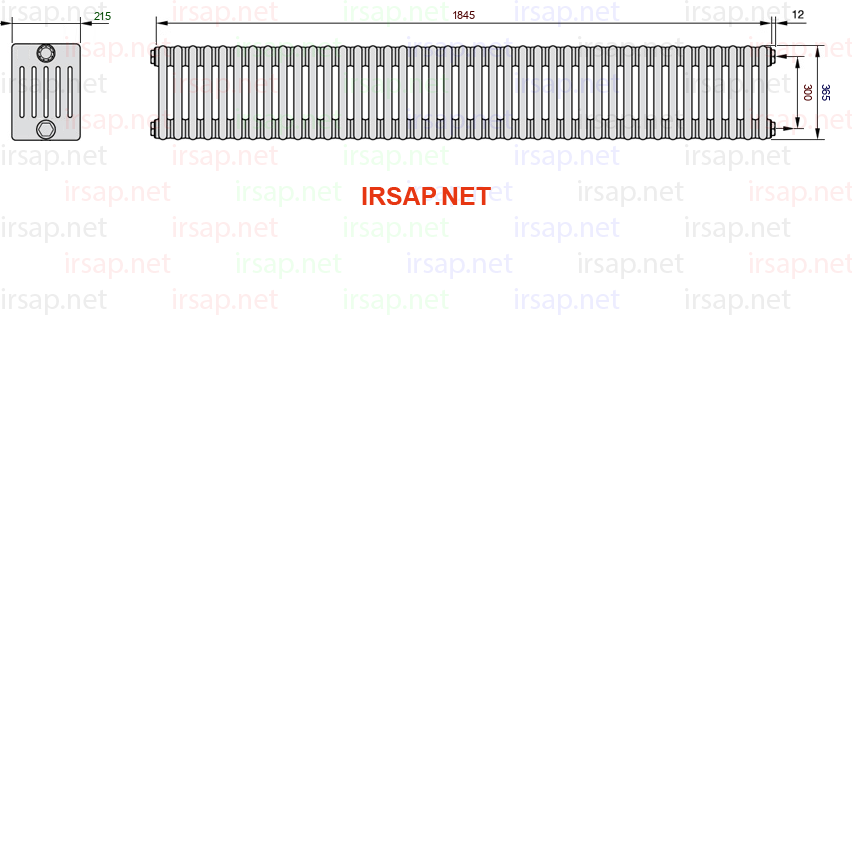 Радиатор IRSAP Tesi 60365/41 T02 CL 01